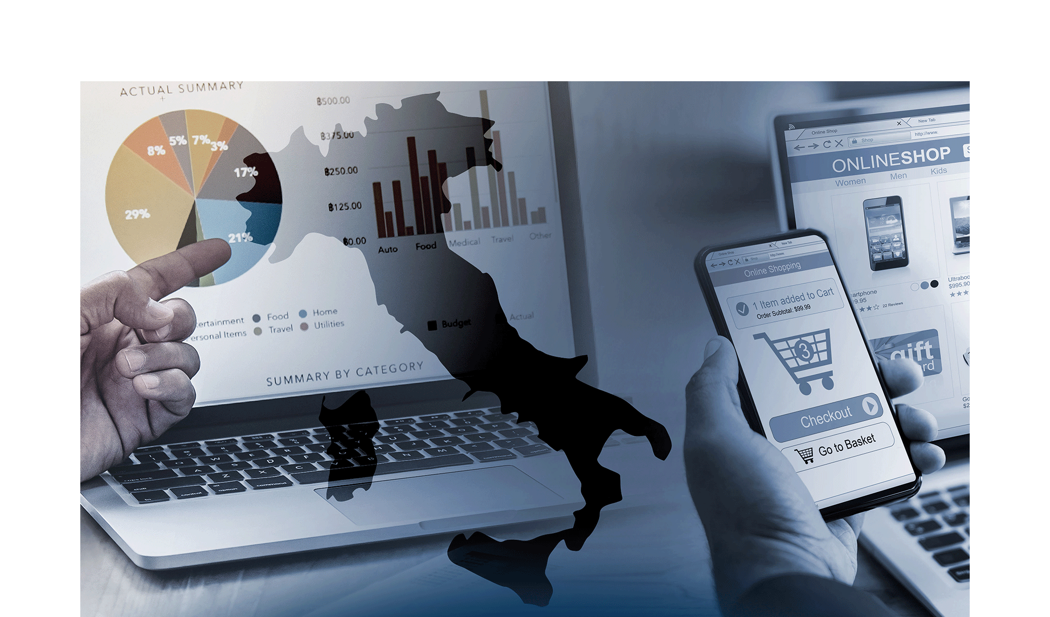 I comparti merceologici dell’eCommerce B2c e le tendenze evolutive